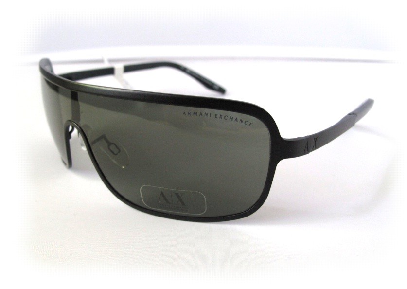 NWT ARMANI EXCHANGE Mens Sunglasses AX018/S Black/Olive $85  