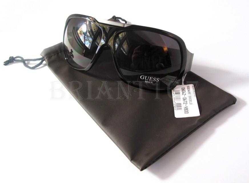 New GUESS Sunglasses GU6590 Black Gun/Smoke + Pouch $68.00  